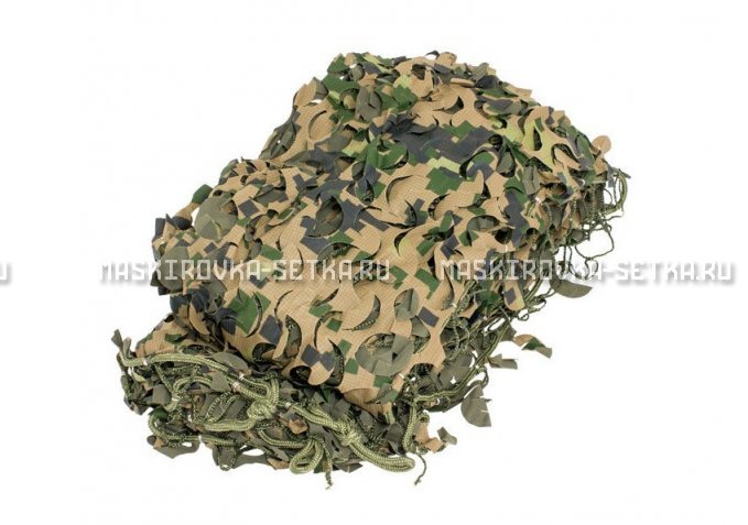 Массеть Camosystems Пейзаж-Профи Лес 3D 1,8х3 м  – купить по цене 3850 руб. в интернет-магазине в городе Краснодар картинка 1