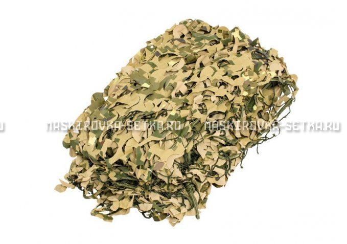 Массеть Camosystems Пейзаж-Профи Милитари 3D 1,8х6 м  – купить по цене 7700 руб. в интернет-магазине в городе Краснодар картинка 1