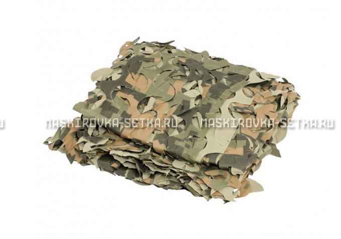 Сетка Camosystems Пейзаж Полынь 3D 2,4х6 м  – купить по цене 6200 руб. в интернет-магазине в городе Краснодар картинка 1