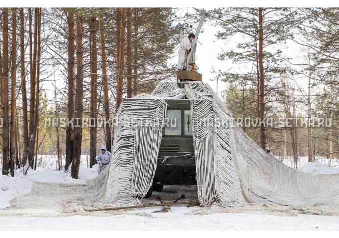 Маскировочный комплект МКТ-2С Снег 9х12 м – купить по цене 33200 руб. в интернет-магазине в городе Краснодар картинка 2