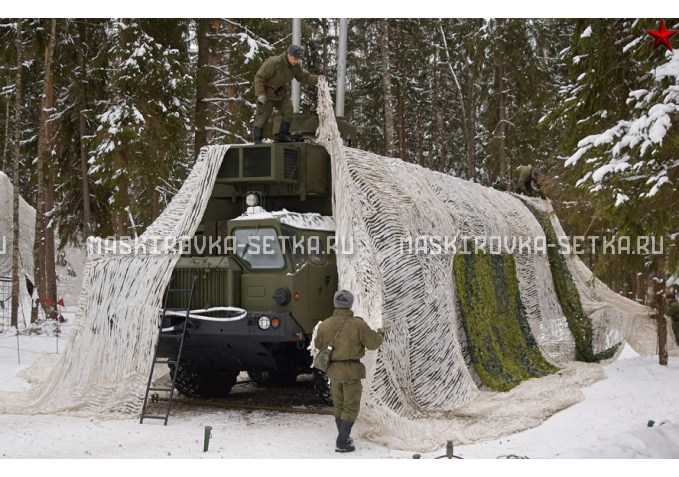 Маскировочный комплект МКТ-2С Снег 9х12 м – купить по цене 33200 руб. в интернет-магазине в городе Краснодар картинка 8